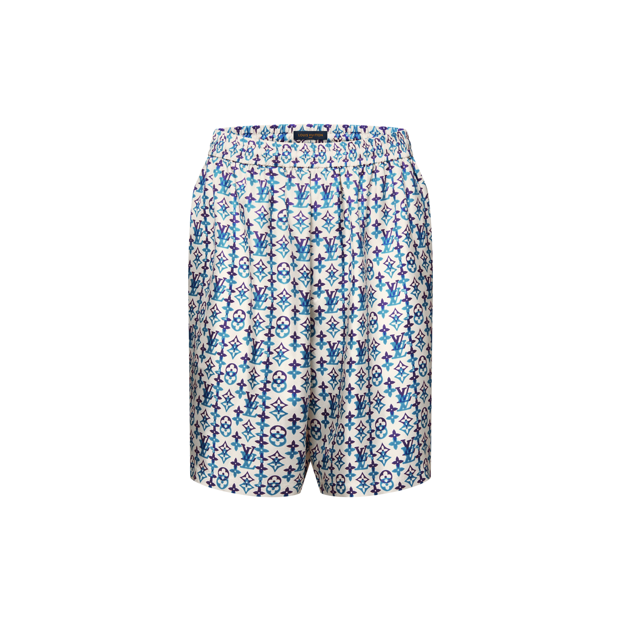 Monogram Printed Silk Shorts - For Men 1AJUO4 | LOUIS VUITTON